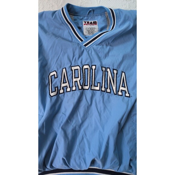 Vintage 90s Carolina Tar Heels Mens pull over jacket XL Team Edition Apparel - Picture 3 of 10